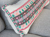 PIL264 - Pink And Green Boho Pillow