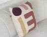 PIL265 - Ivory And Multi Color Geometric Pillow