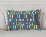 PIL266 - Green And Blue Abstract Pillow 