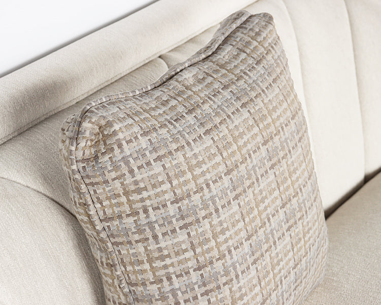 Woven Beige Pillow