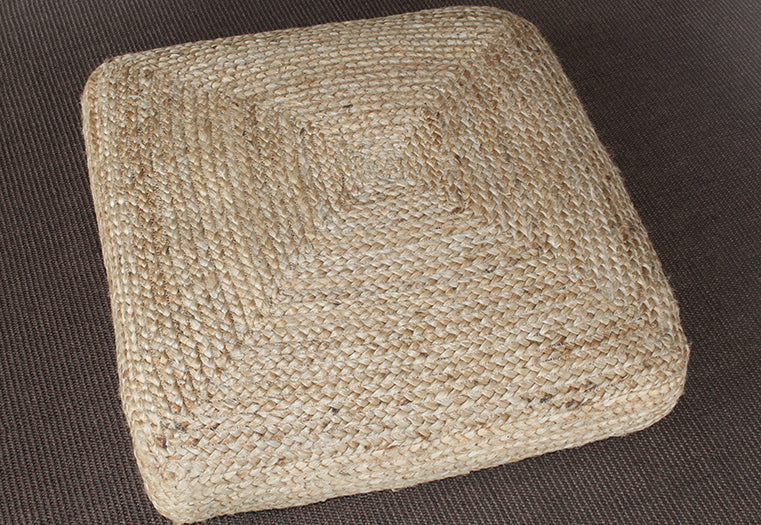 Natural Jute Floor Cushion