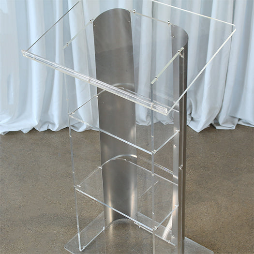 Acrylic & Steel Podium