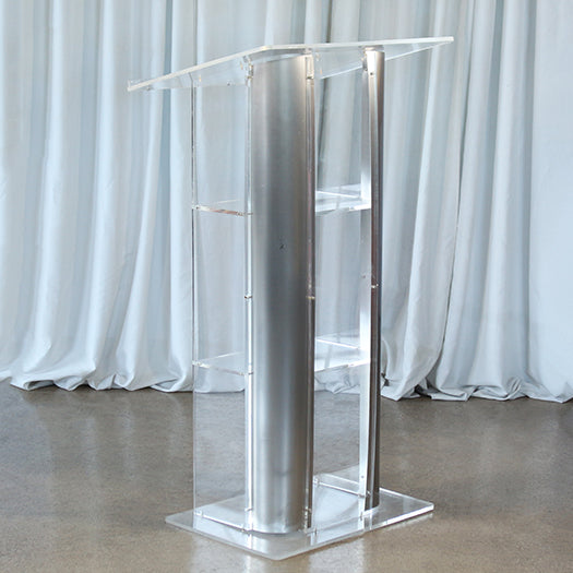 Acrylic & Steel Podium
