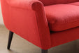 LS145 Murphy Loveseat in Poppy Red