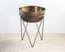 PS10 Luna Planter in Weathered Brass
