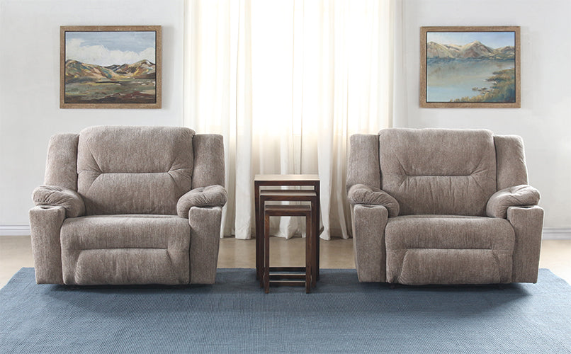 RECL01 - Man Cave Lounge Chair With A Cup Holder