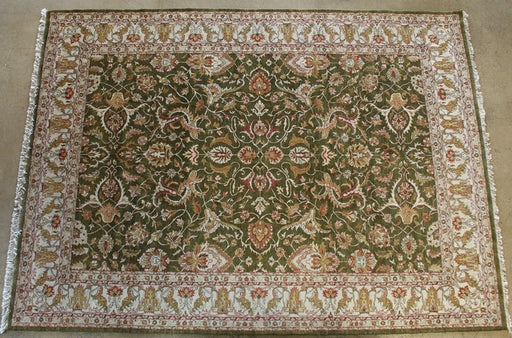 RUG286 8' x 11' Green Oriental Rug 