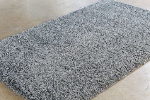 5' x 8' Microfiber Shag Rug in Charcoal