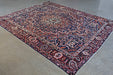 RUG303 9'10 x 12'2 Deep Red Bakhtiari Persian Rug Circa 1965