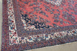 RUG308 10'5 x 13'2 Pale Red Hamedan Persian Rug Circa 1965