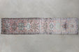 RUG309 2' x 10' Salmon Karajeh Persian Runner Circa 1965
