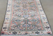RUG311 2'10 x 10' Salmon Mahallat Persian Runner Circa 1965