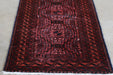 RUG313 2'9 x 10'4 Brick Red Turkmen Persian Runner Circa 1965
