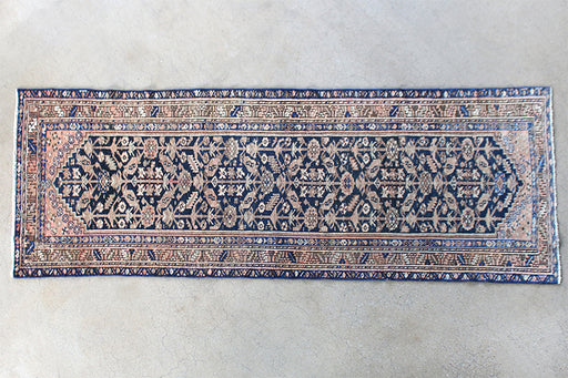 RUG317 3'5 x 9'4 Malayer Persian Runner Circa 1917 