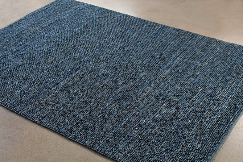 RUG321 9' x 13' Continental Jute Rug in Blue