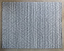 RUG341 - 8' x 10' Natural Diamond Patterned Wool Rug