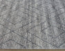 RUG341 - 8' x 10' Natural Diamond Patterned Wool Rug