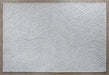 RUG355 - 8 x 11 Ivory Natural Wool & Cotton Patterned Rug