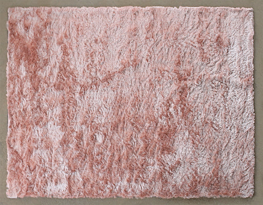 RUG356 - 7’6 x 9’6 Blush Color Plush Shag Rug 