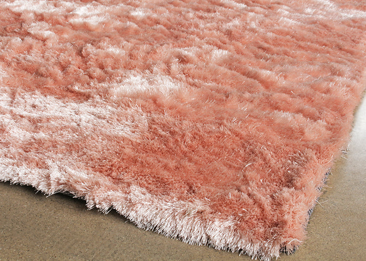 RUG356 - 7’6 x 9’6 Blush Color Plush Shag Rug 