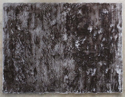 RUG357 - 7’6 x 9’6 Smoke Gray Plush Shag Rug