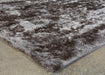 RUG357 - 7’6 x 9’6 Smoke Gray Plush Shag Rug