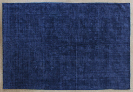 RUG376 - 9 x13 Navy Hand-Loomed Plush Rug