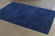 RUG376 - 9 x13 Navy Hand-Loomed Plush Rug