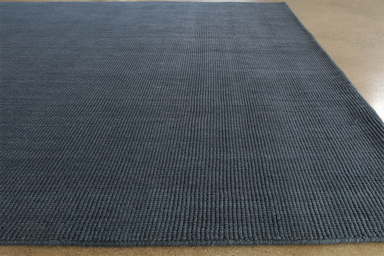 RUG382 - 9 x13 Navy Wool Sisal Rug