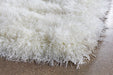 RUG386 - 9 x13 Ivory Plush Shag Rug