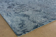 RUG389 - 9 x13 Navy Damask Patterned Rug