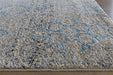 RUG391 - 9 x13 Taupe Azure Floral Patterned Rug