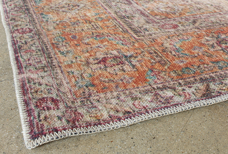 8' 4" X 11' 6" Antique Plum/Multi Wool Rug
