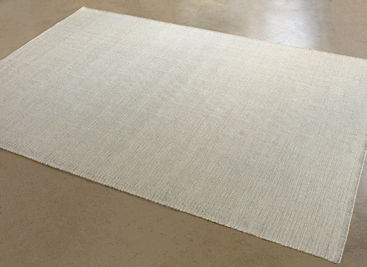 9' 3" X 13' Natural Tone Zig Zag Rug