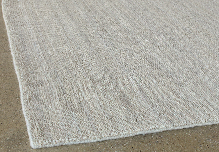7' 9" X 9' 9" Beige Wool Rug