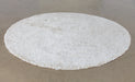 RUG431 - 7'10 Round Machine Tufted Ivory 1 Inch Pile Rug