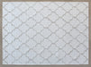 RUG432 - 7'6 X 9'6 Ivory And Beige Geometric Rug