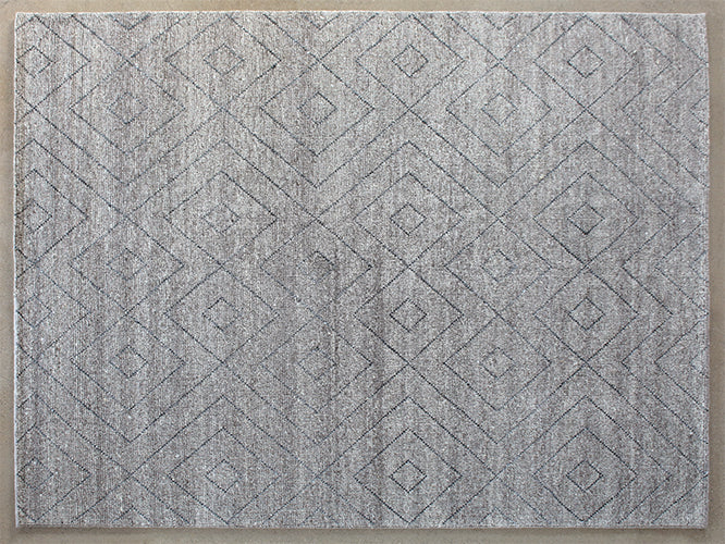 RUG440 - Wool Geometric Patterned Rug 8X10 