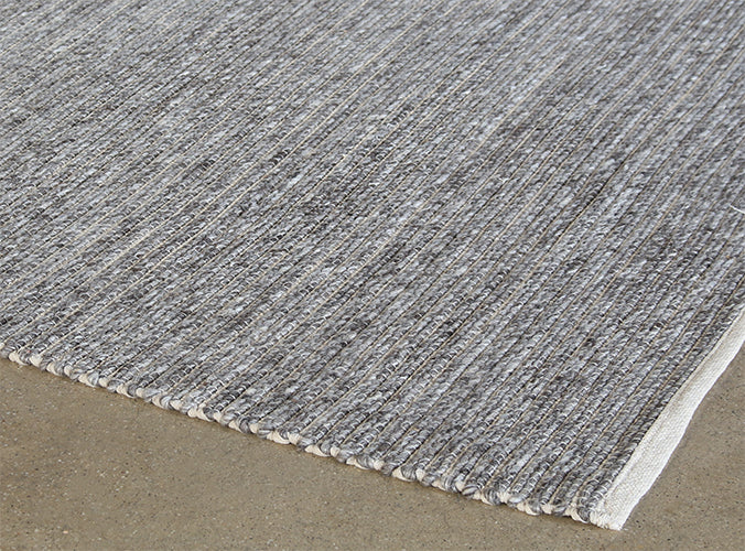 8' X 10' Grey Woven Rug