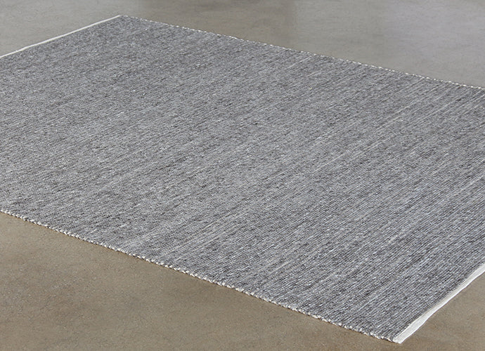8' X 10' Grey Woven Rug