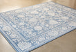 RUG451 - 10' X 13'2  Light Blue And Beige Traditional Rug