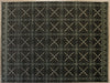RUG452 - 8' X 11' Black And Gray Traditoinal Rug