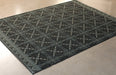 RUG452 - 8' X 11' Black And Gray Traditoinal Rug