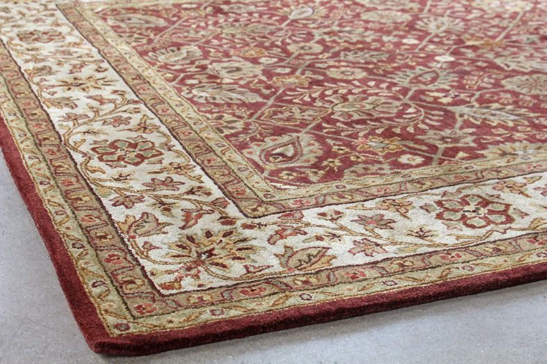 RUG459 - 9'3 x 13' Cranberry Persian Tufted Wool Rug