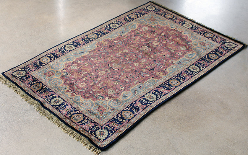 RUG468 - Plum Persian Style Tufted Wool Rug