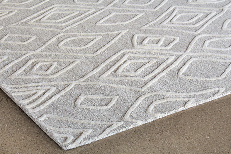 RUG487 - 8x11 Enzo Rug In Ivory-Natural