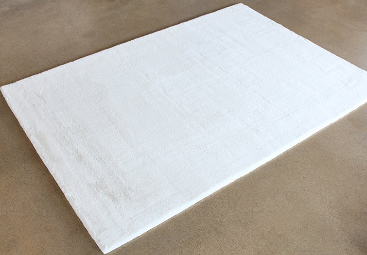 RUG506 - 6'7x9'6 Luxe Velour Rug In White