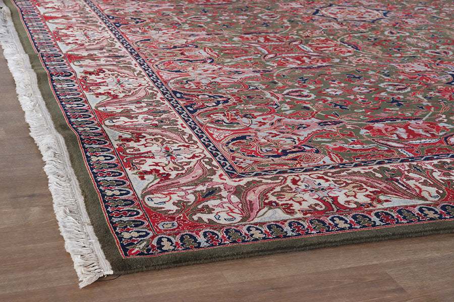 Multi Colored Hand Woven Rug 8'6" X 11'5"