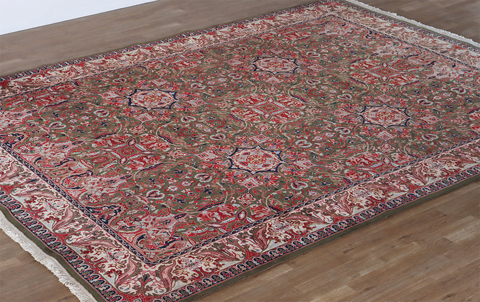Multi Colored Hand Woven Rug 8'6" X 11'5"