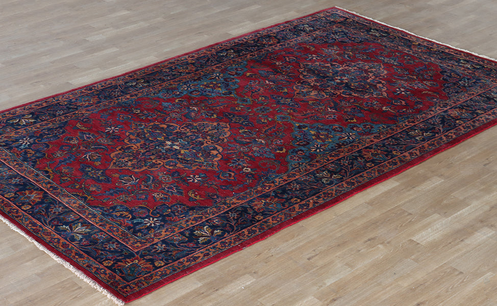 Vintage Persian Sarouk Rug 72' X 124'